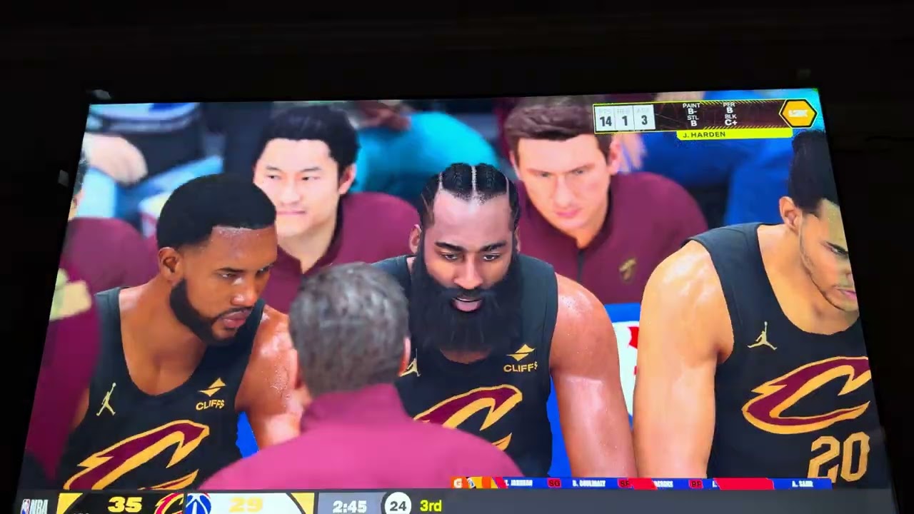 NBA 2K26 - (PS5) Online gameplay Cleveland Cavaliers vs Washington Wizards #nba #tiktok #2k #online 
