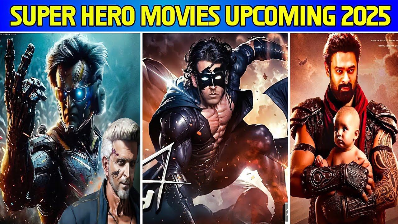 Top 10 Upcoming Indian SUPERHERO Movies 2025 | Upcoming superhero movies | Hrithik Roshan | Nagin