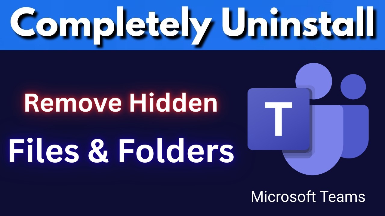 Как полностью удалить Microsoft Teams из Windows 10/11 (удалить все файлы и данные)