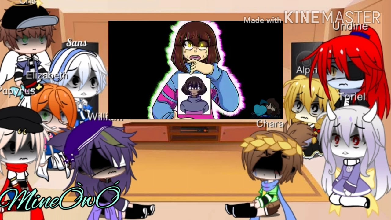 Undertale+Afton reaccionan a Meme's de frisk