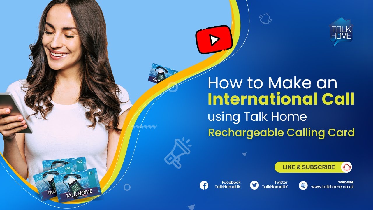 Making a Call Using Talk Home Rechargeable Calling Cards | Talk Home