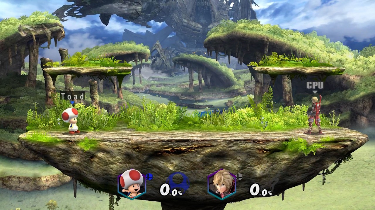 Super Smash REX - Toad vs Shulk [Lvl 9 CPU, No Damage, No Turnip, No Grab, No Shield]