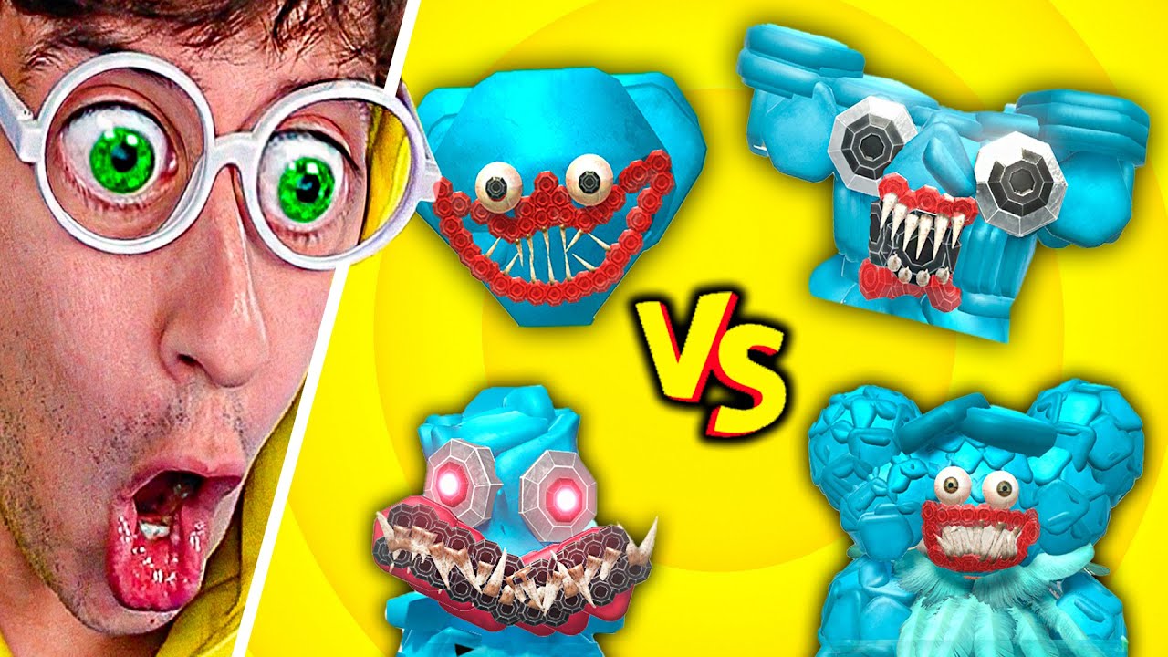 HUGGY WUGGY vs KISSY MISSY 😂! (Batalla por Equipos vs HERMANO) - Animal Battle Simulator TEKENDO