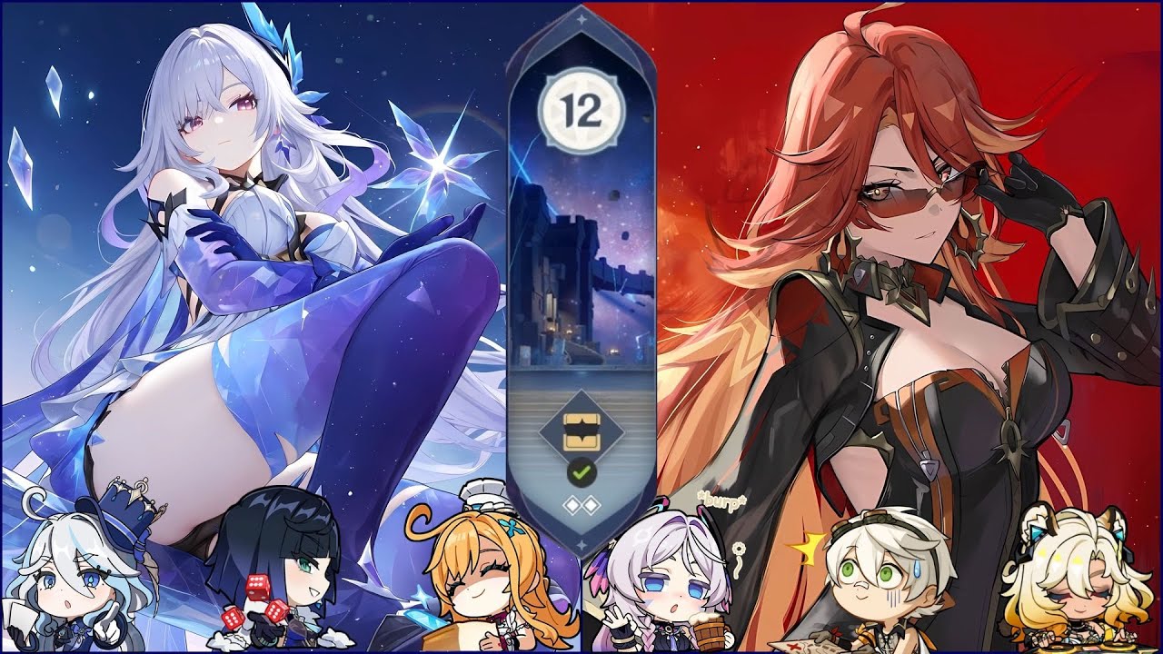 Spiral Abyss 5.8 | C0 R1 Skirk (Yelan skin) Freeze & C1 R1 Mavuika Melt | Genshin Impact