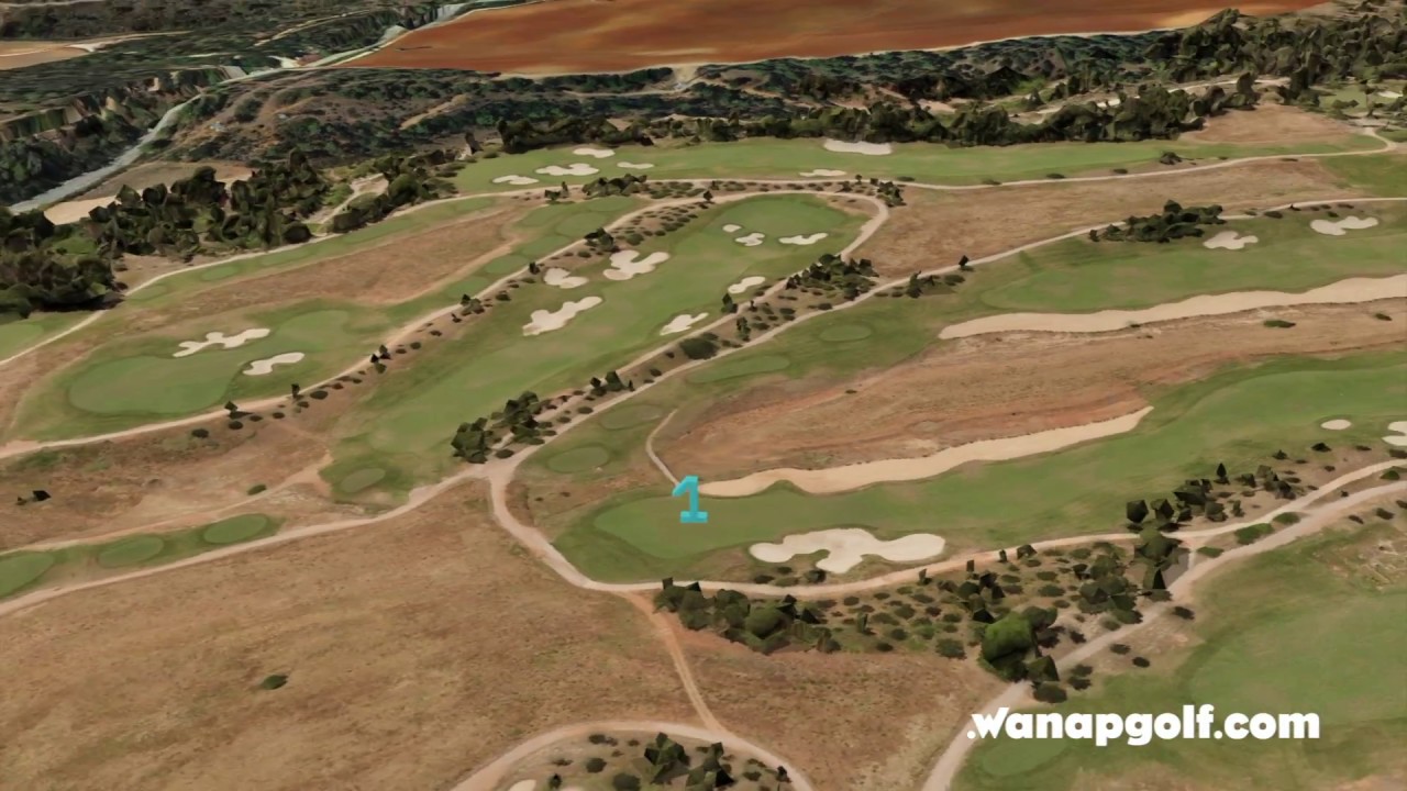 Golf El Prat. Recorrido Verde. 3D Flyover