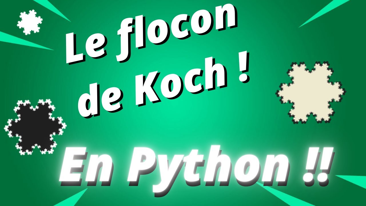 Le Flocon De Koch en Python ! Grand Oral du Bac