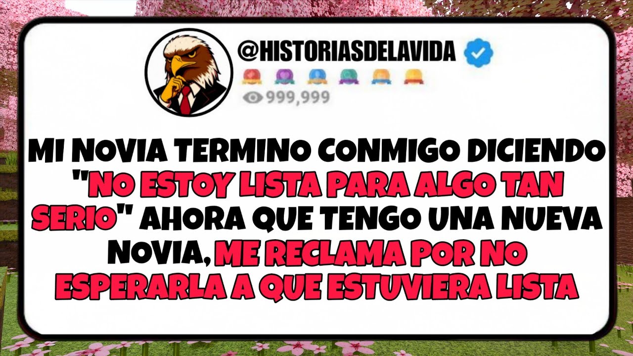 Mi novia me termino diciendo NO ESTOY LISTA PARA ALGO TAN SERIO