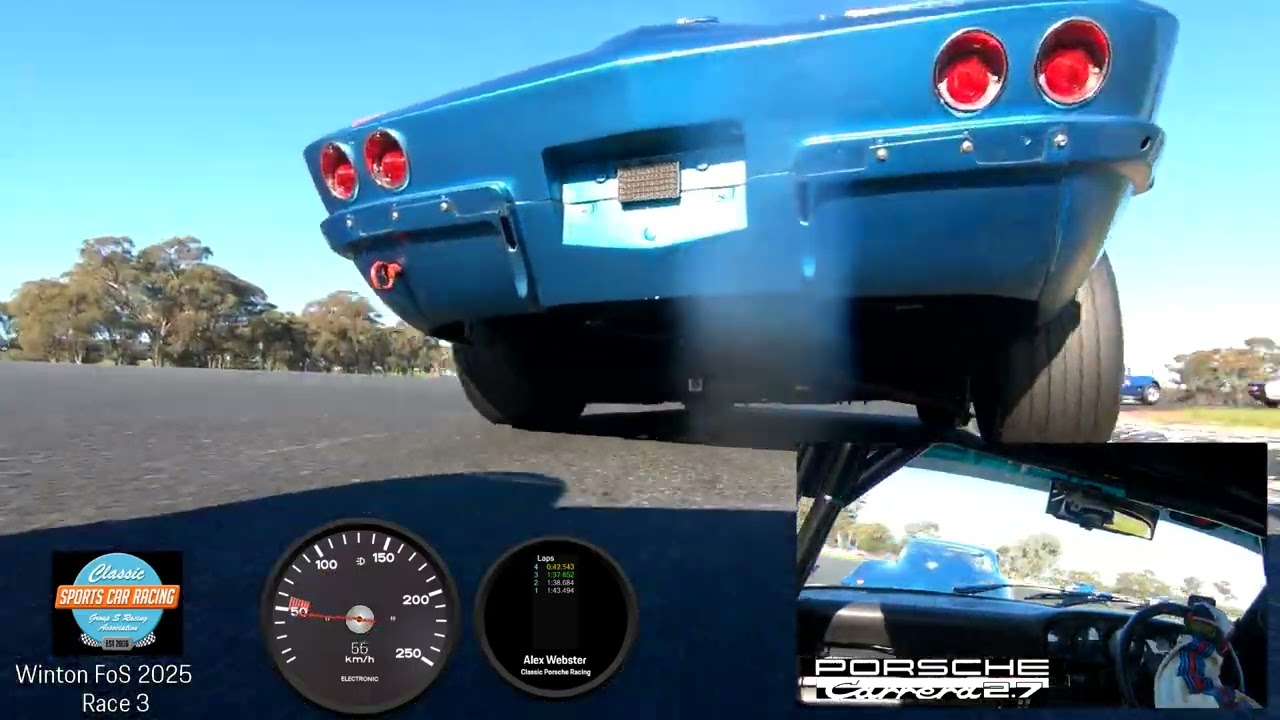 🔥 Porsche 911 vs Corvette & Shelby – You’ve NEVER Heard a Race Like This! | Winton FoS 2025 Race 3