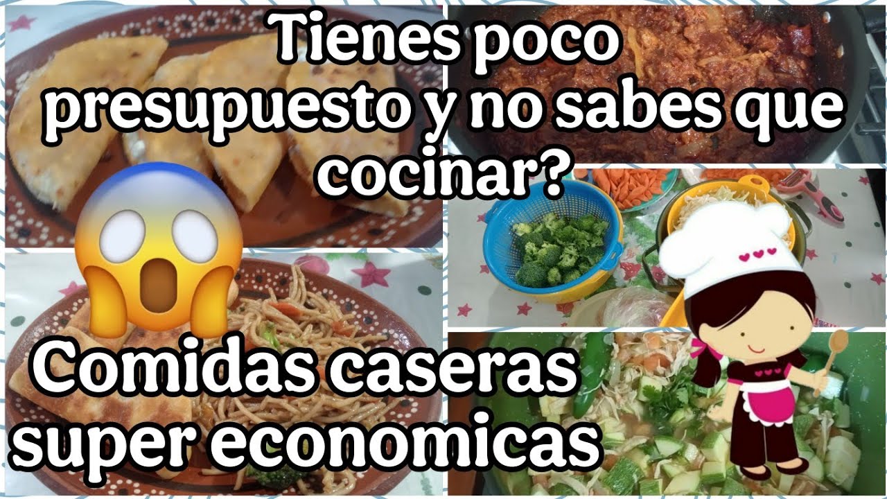 Tienes poco presupuesto y no sabes que cocinar?| Que puedo comer con poco presupuesto? 💵😱