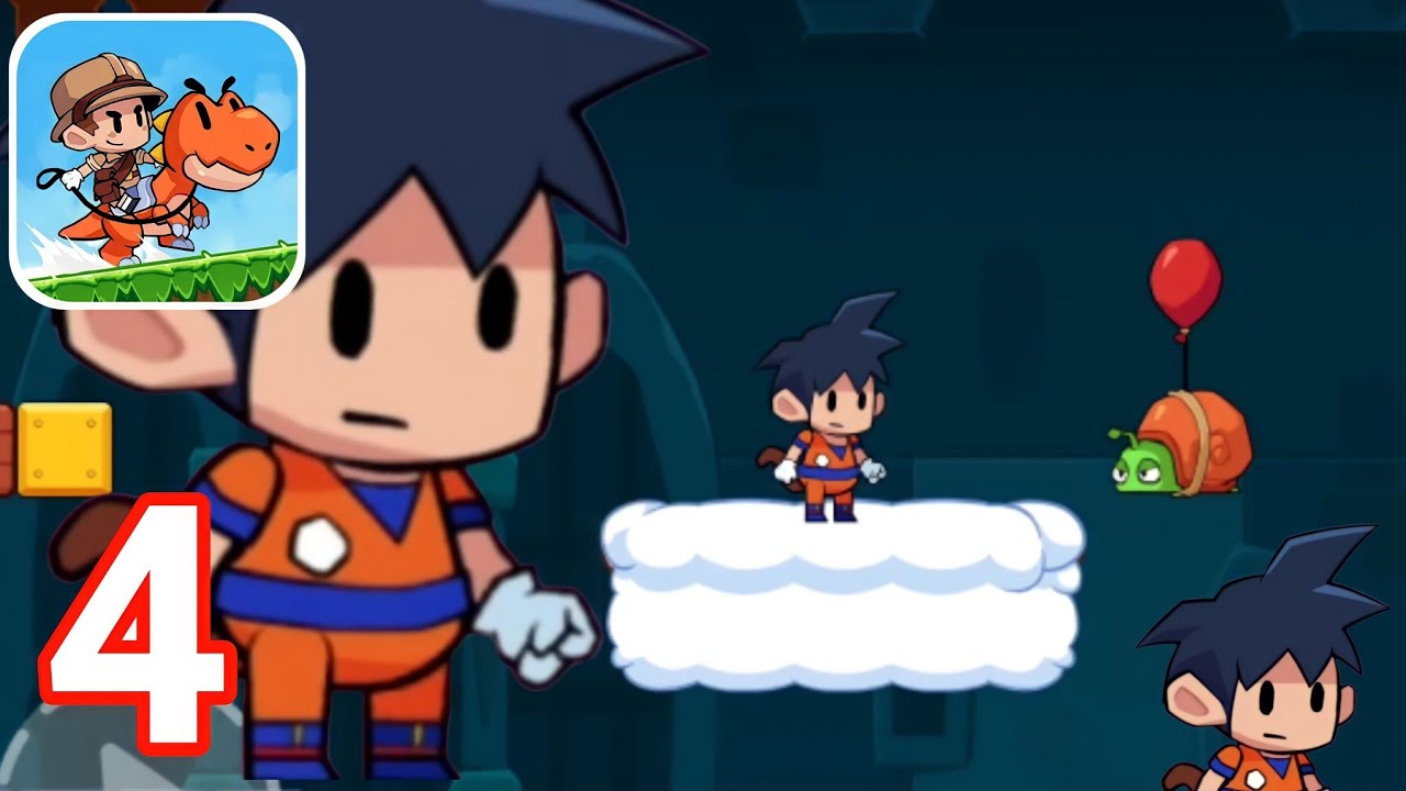 Super Meno - Jungle Platform : Gameplay Walkthrough Part 4 Level 23 - 30 Goku ( iOS, Android )