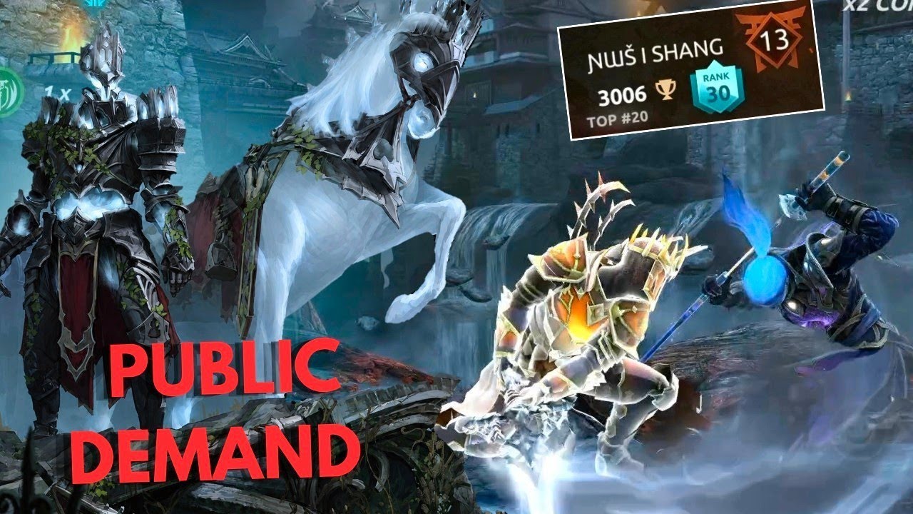 #bestplayer ? Public demand Match ⚔️ NWS SHANG Vs ODYSSEY | Shadow Fight 4 Arena 