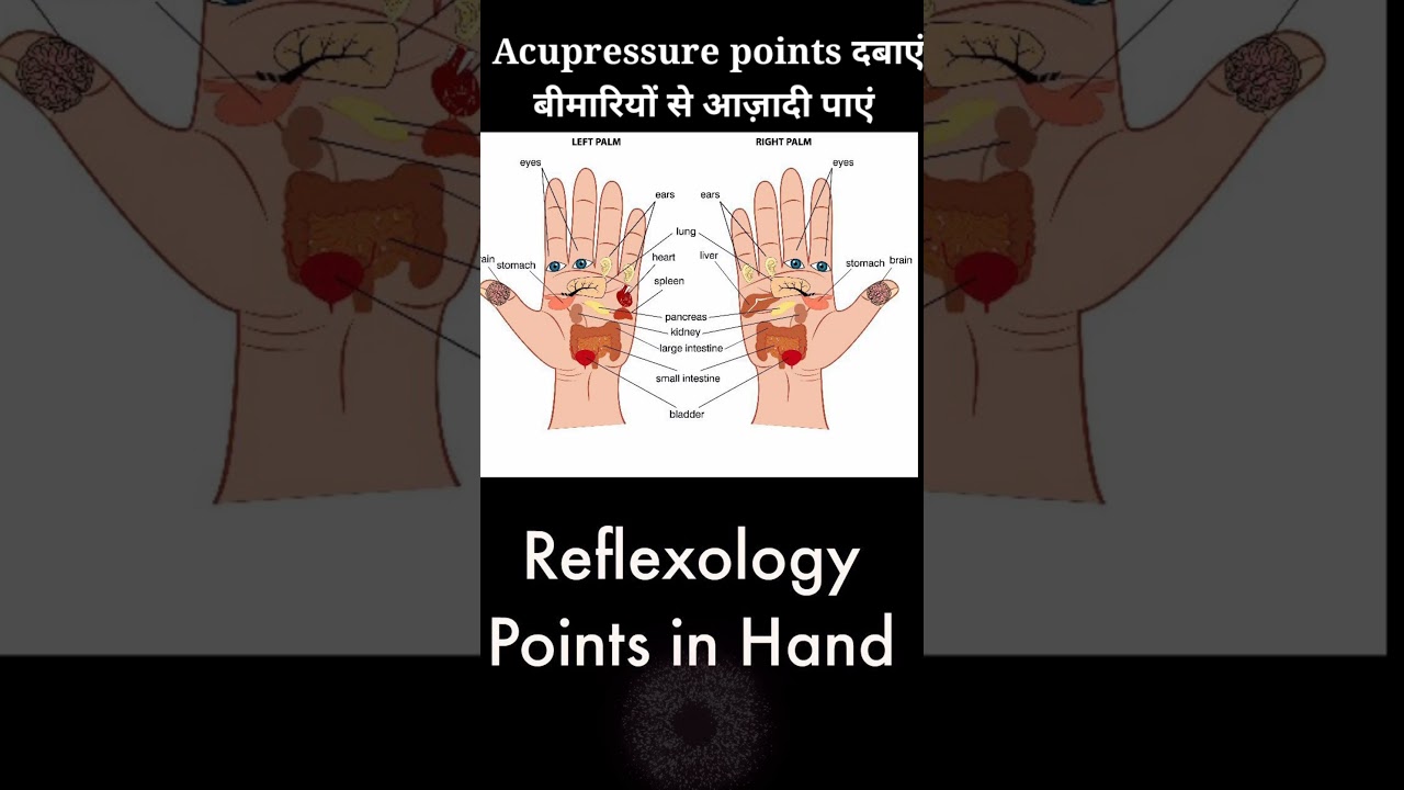 All basic  Acupressure points in one vedio #acupressure #acuhealth #sujok #short