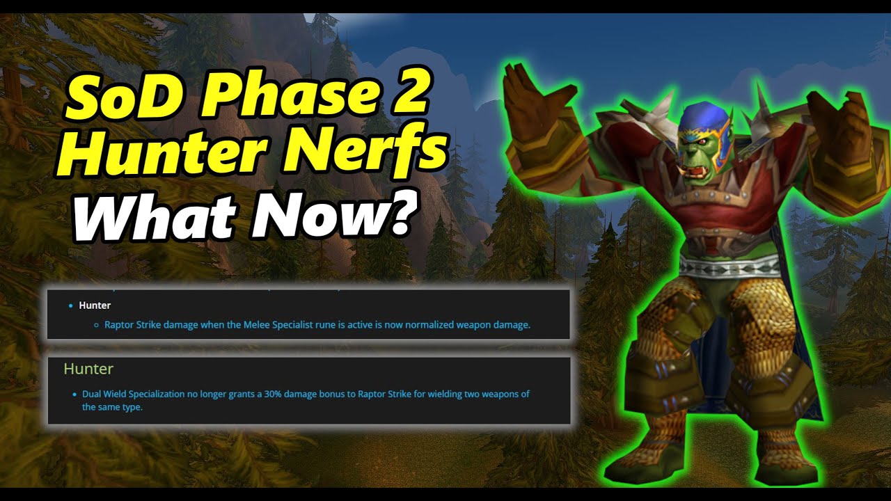 SoD Hunter - Phase 2 Hunter Nerfs And What Changes?