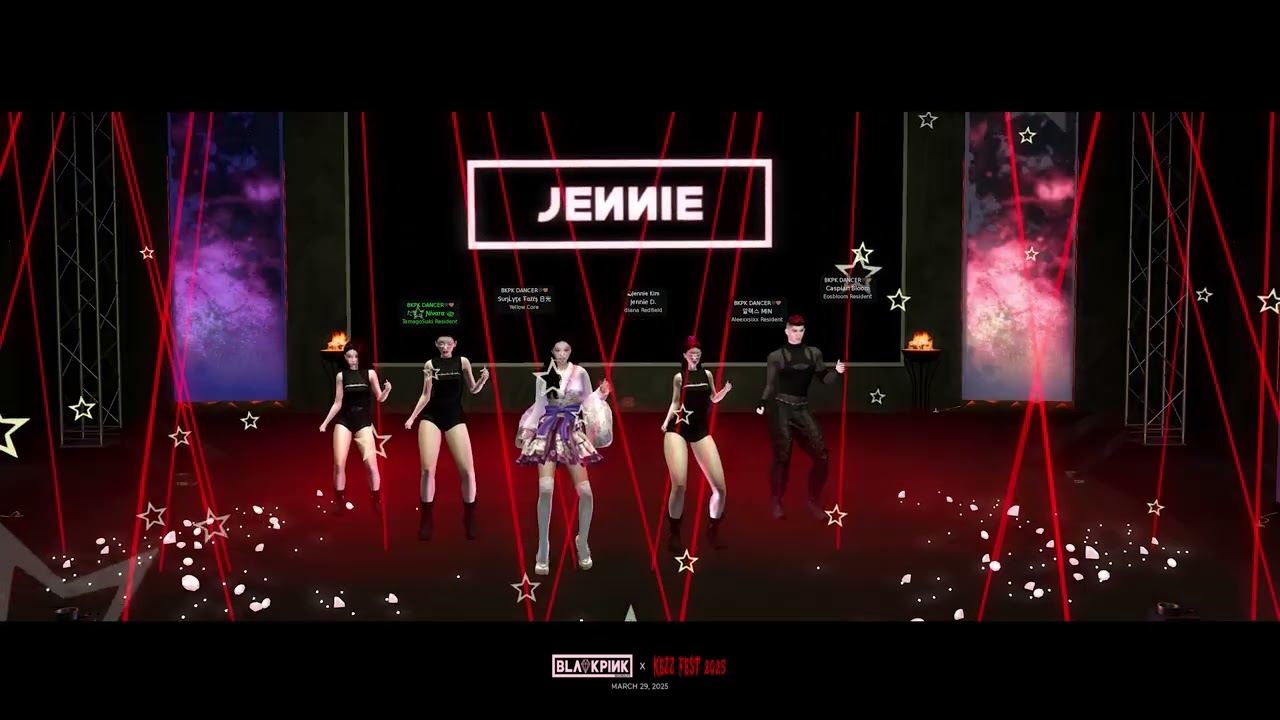 First steps on stage with Blackpink SL (video by Atzy Loon)