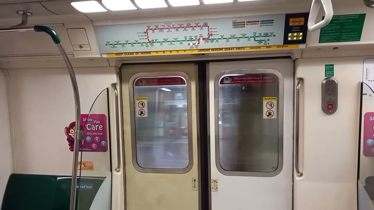 [Retired] SMRT Kawasaki Heavy Industries Kinki Sharyo C151 (057/058): Somerset to Raffles Place.