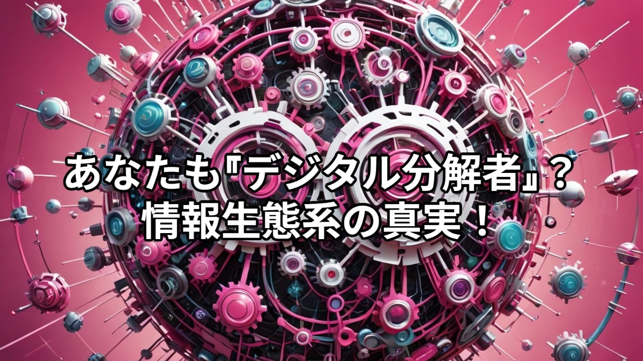デジタルエコロジーとは？情報空間を生態系として読み解く理論と実践