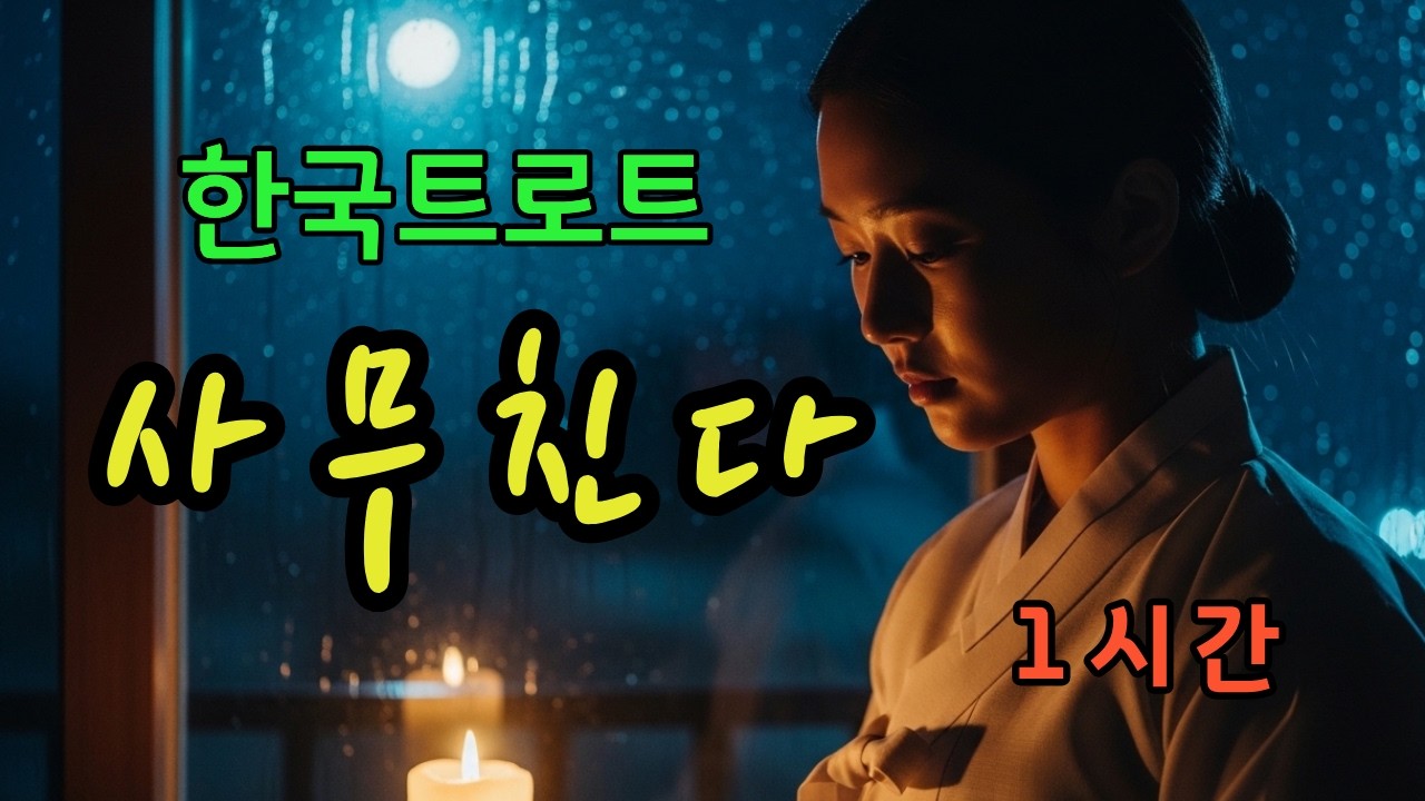 1시간🎵 사무친다ㅣ애절한 감성 트로트 ❤️ #한국트로트ㅣ인생트로트ㅣ케이팝ㅣK-popㅣ트로트ㅣ한국음악ㅣtrotㅣ7080ㅣ5060