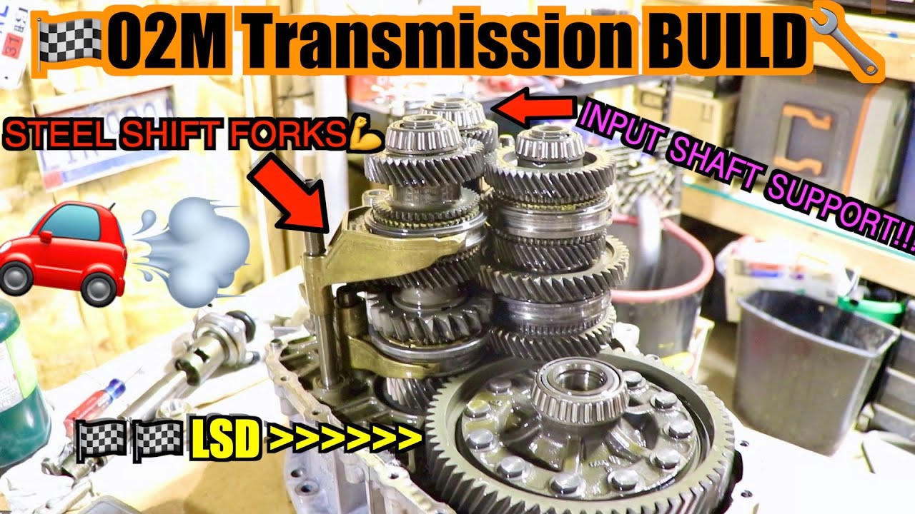 02M Trans Teardown/Build List! (LSD, Steel shift forks, Input shaft support, Trans case Support, VR6