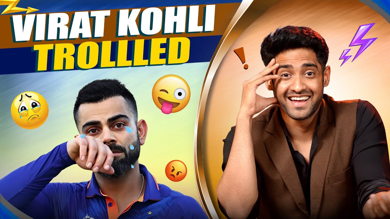 VIRAT KOHLI GETTING TROLLED! (STOP) 😡