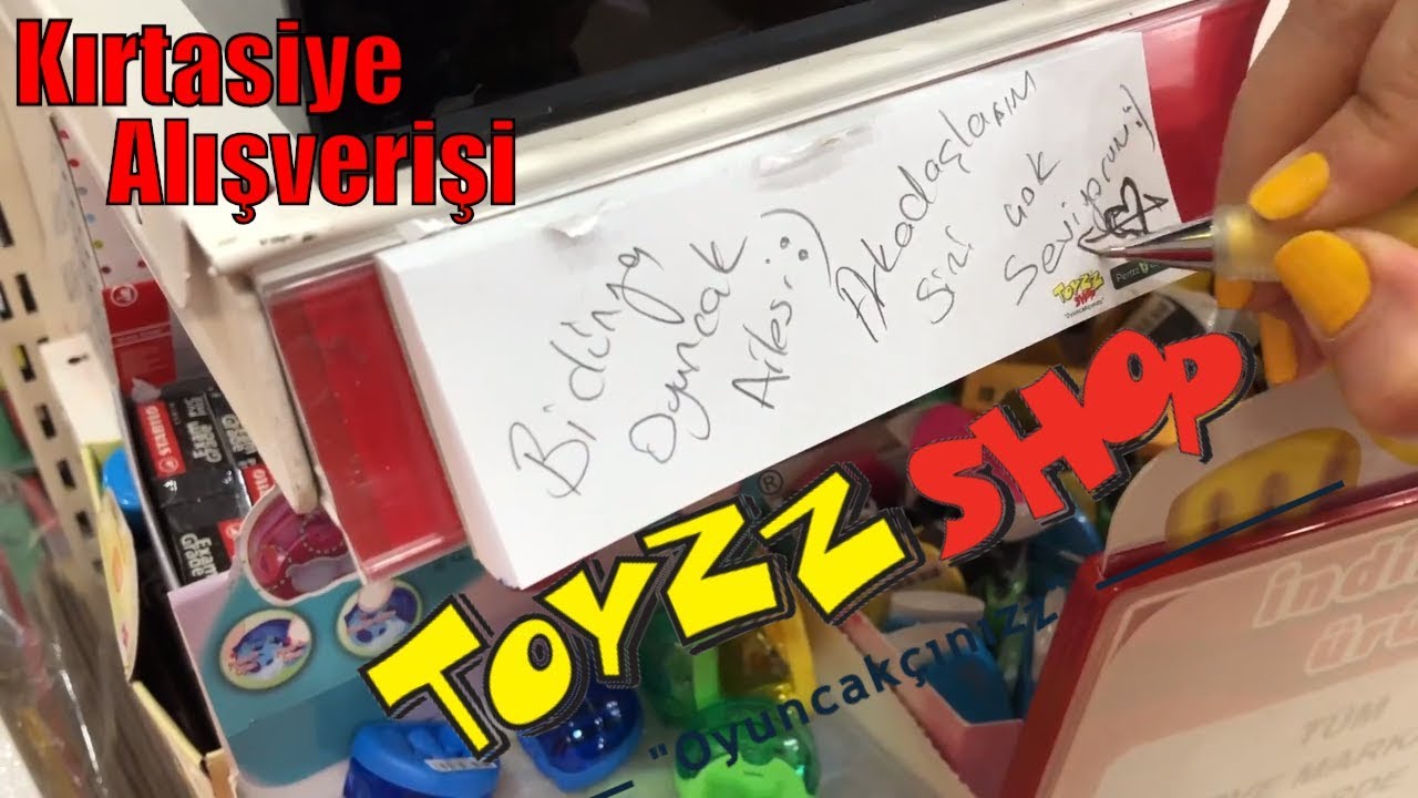 Okula Dönüş Son Kırtasiye Alışverişi Toyzz Shop ve Çekiliş! Bidünya Oyuncak