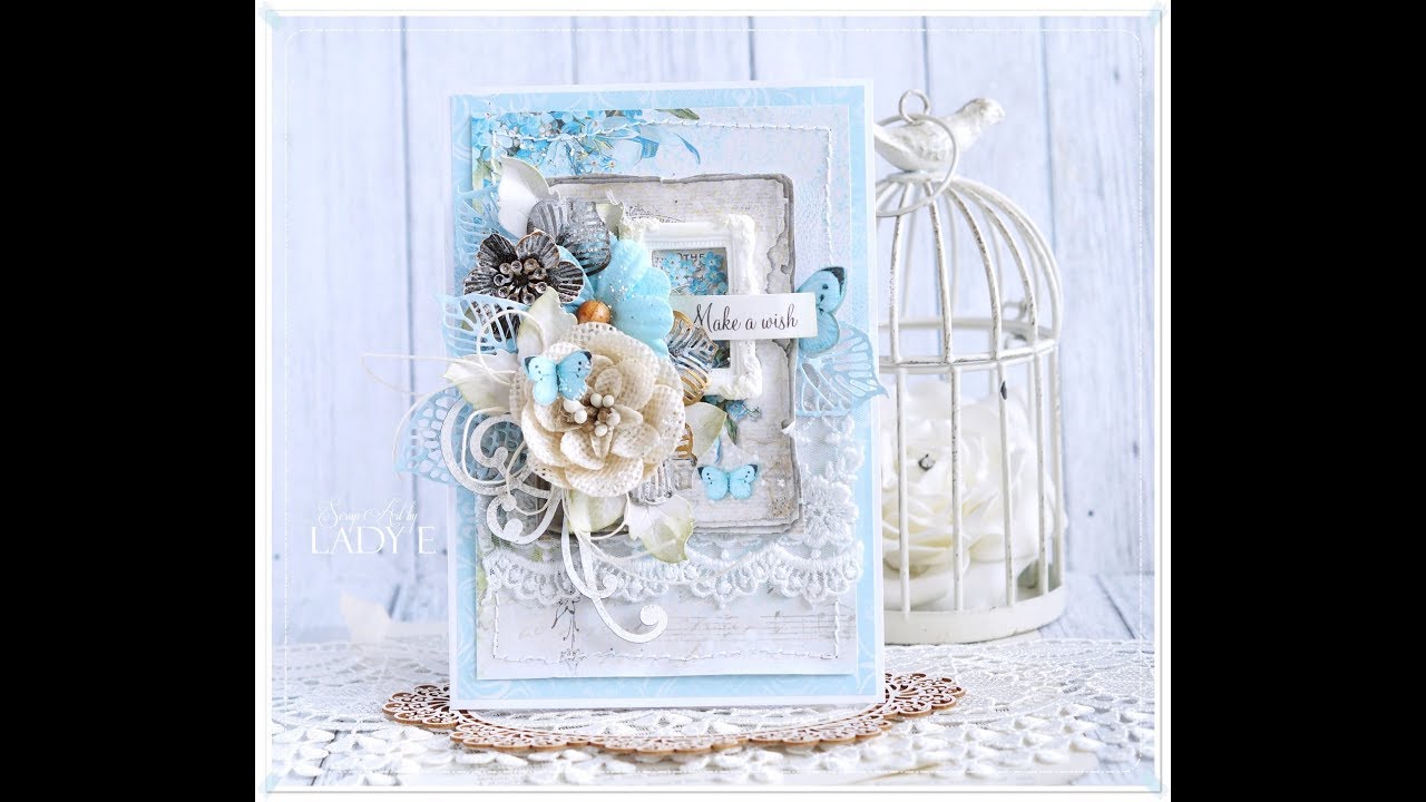 Romantic Layered Card Step by step * Emilia sieradzan *