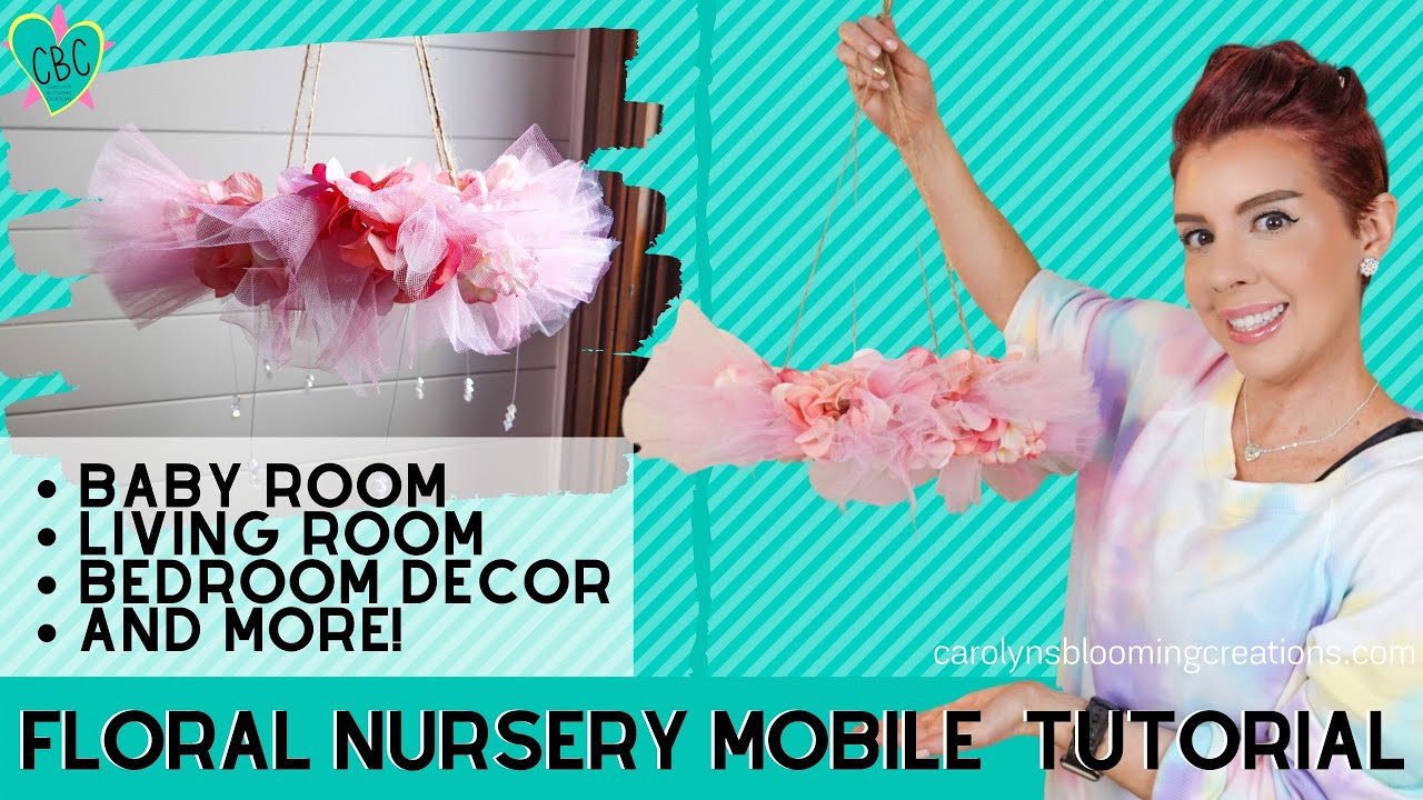 How to Make a Floral Nursery Mobile