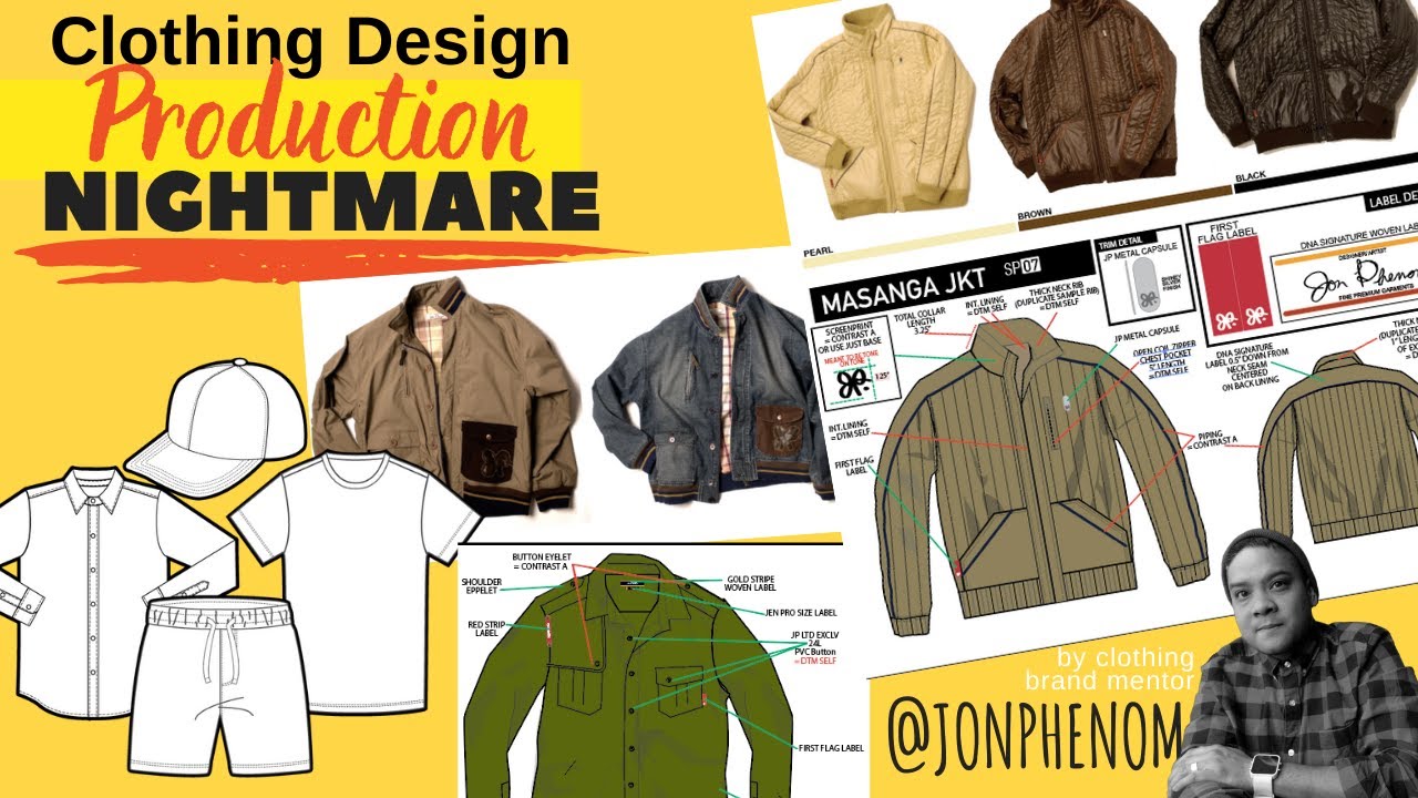 My Clothing Design came out HORRIBLE from the Production Company | Tech Packs