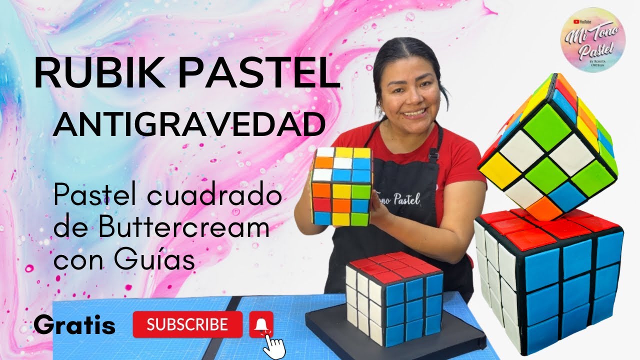 Rubik o Cubo Mágico Torta Antigravedad