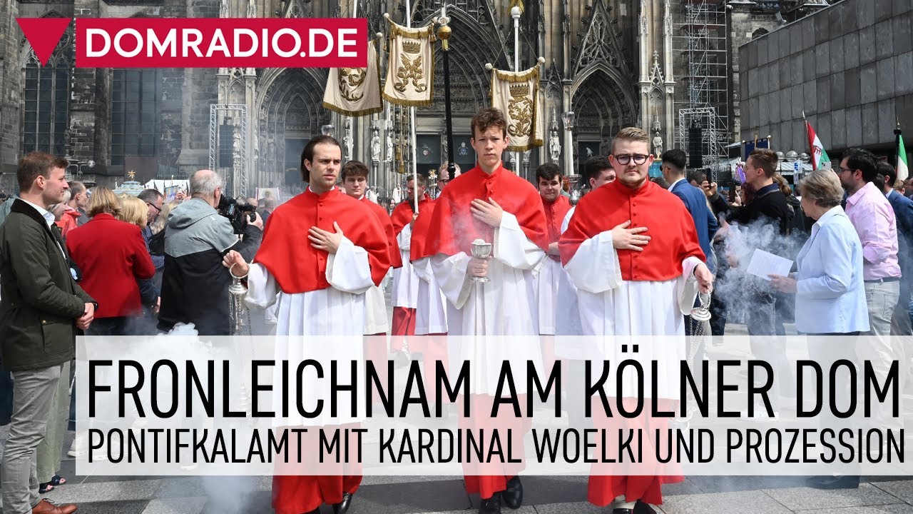 Fronleichnam 2024 in Köln – Gottesdienst auf dem Roncalliplatz mit Kardinal Woelki und Prozession
