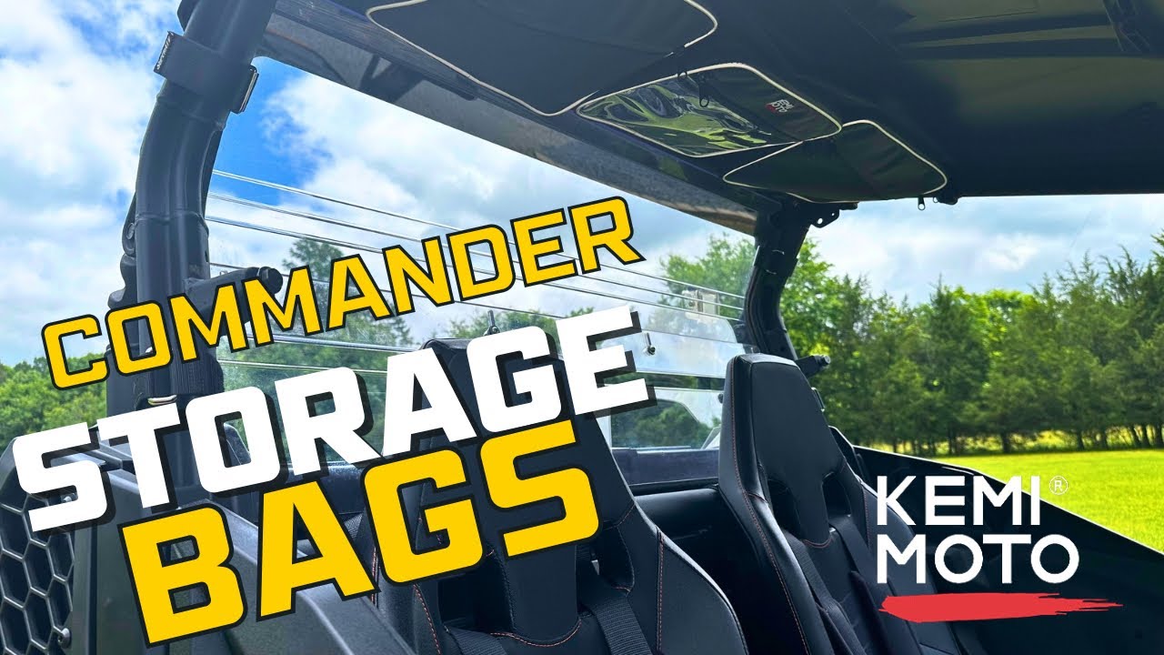 Overhead Storage Bags - Can-am Commander - Kemimoto