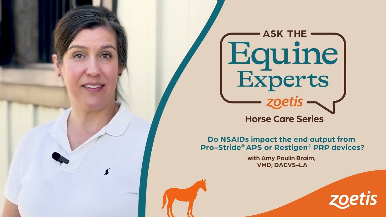 Do NSAIDs Effect the Output of Pro-Stride&reg; APS or Restigen&reg; PRP Devices? | Ask the Equine Experts