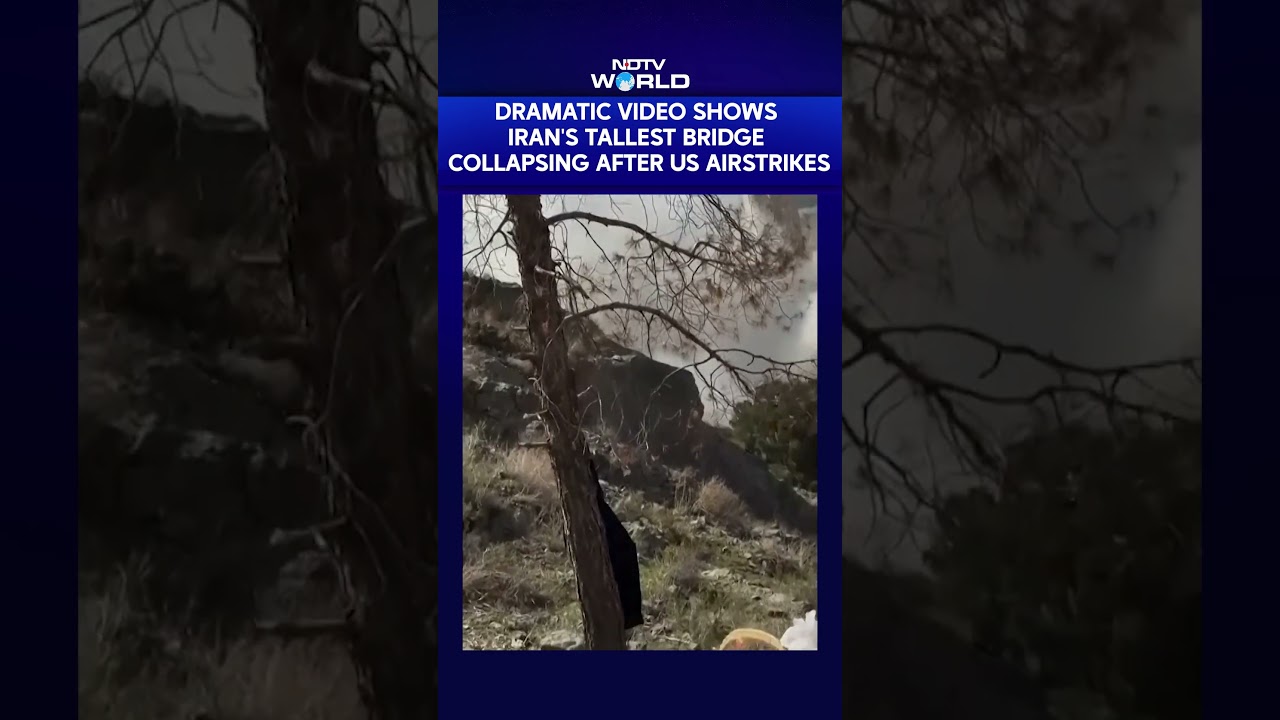 Iran's Biggest Bridge Collapses After Strikes, Trump Says 'More To Follow'