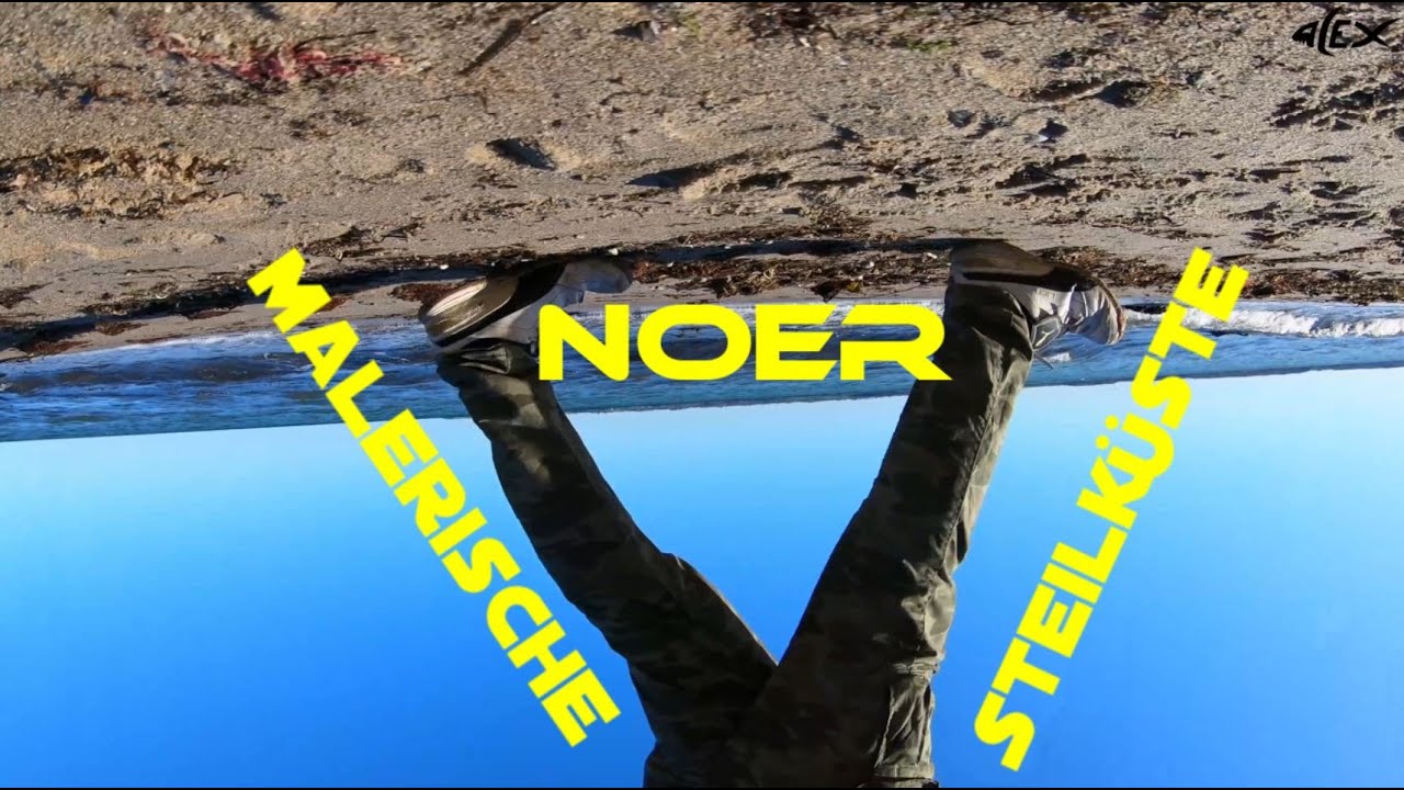die malerische Steilküste von Noer - unser Ausflug