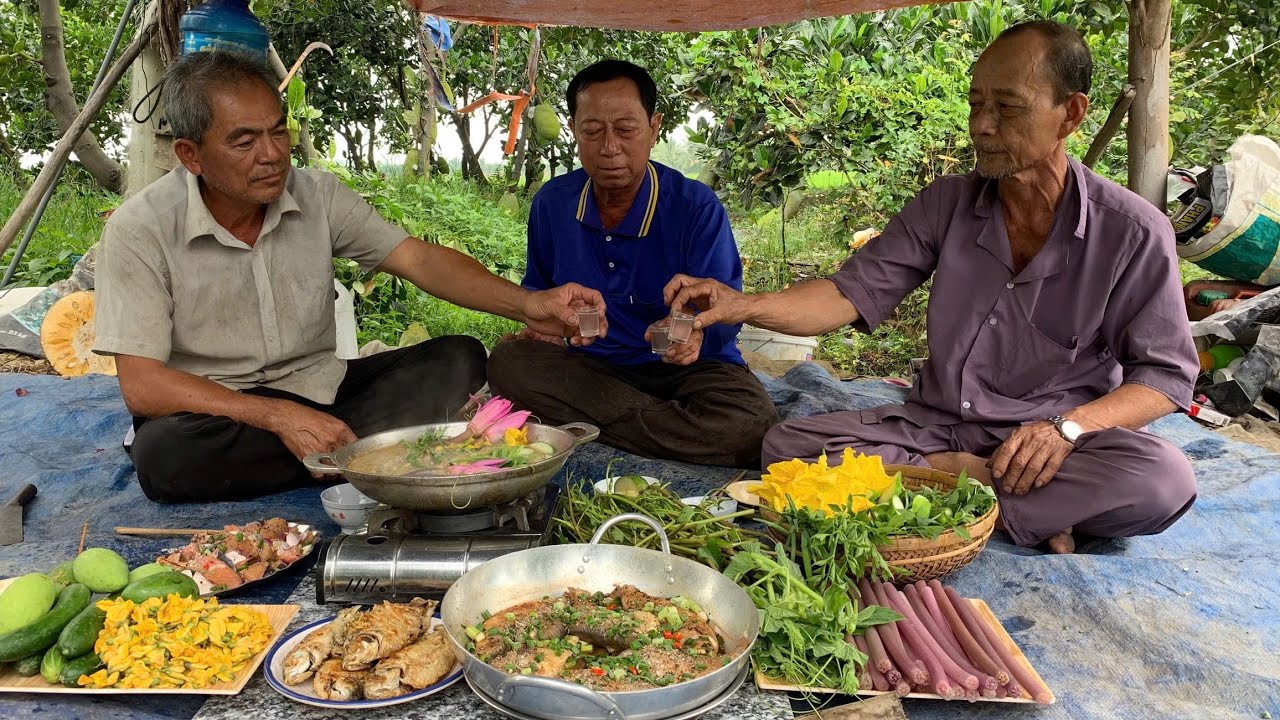 Lai Rai Ngày Đầu Năm Với Cá He Kho Lạc, Thăm Vườn Mít Ông Sui | Góc Quê