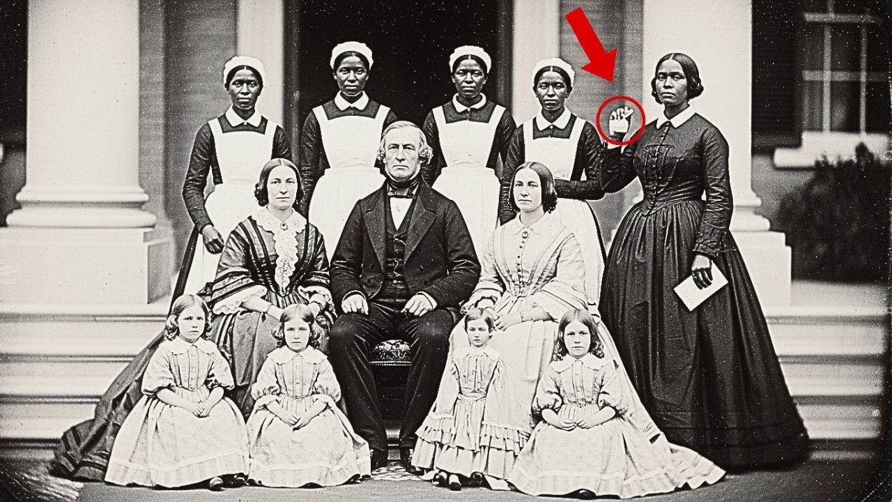 This 1859 plantation portrait looks peaceful—until you see what's hidden in the slave's hand