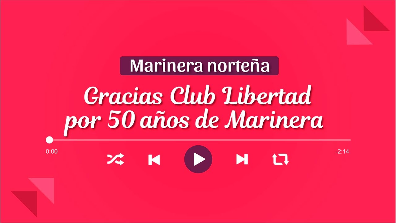 GRACIAS CLUB LIBERTAD POR 50 A&Ntilde;OS DE MARINERA | Marinera Norte&ntilde;a con Banda 🎺