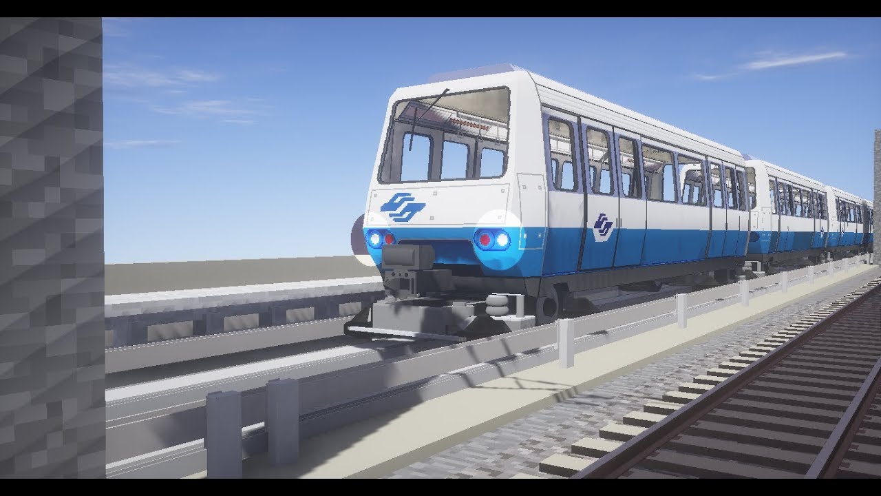 Minecraft Real Train Mod-縮小版 台北捷運~文湖線1 Taipei Metro reduced ver.~Wenhu Line-1