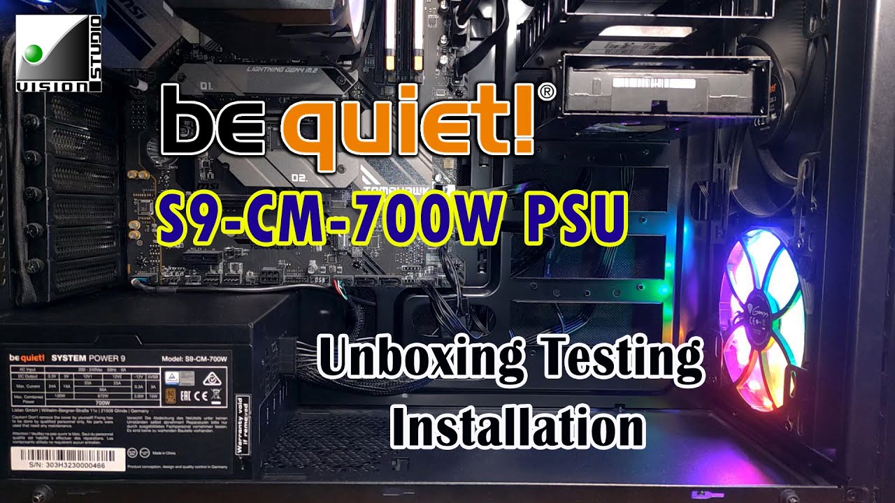 be quiet! System Power 9 700W PSU | Распаковка, тестирование, установка