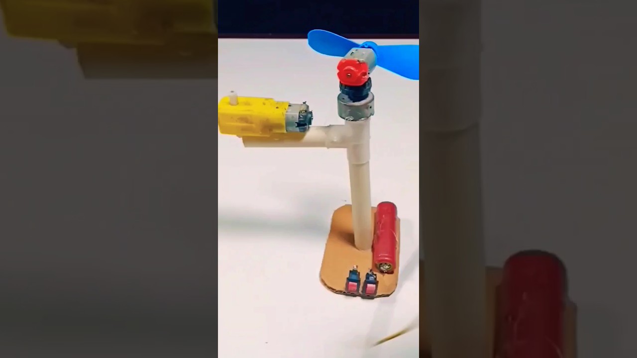 how to make powerfull table fan (180° rotating). 