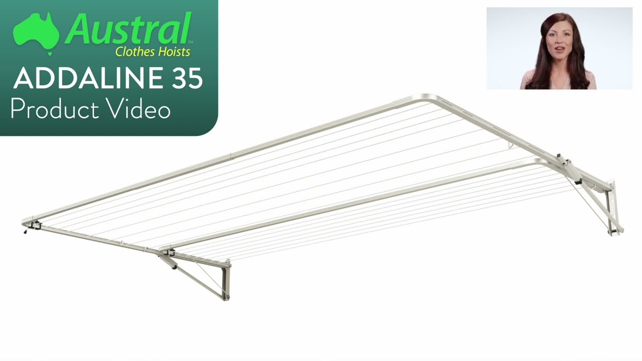 Austral Addaline 35 Fold  Down Clothesline Product Video