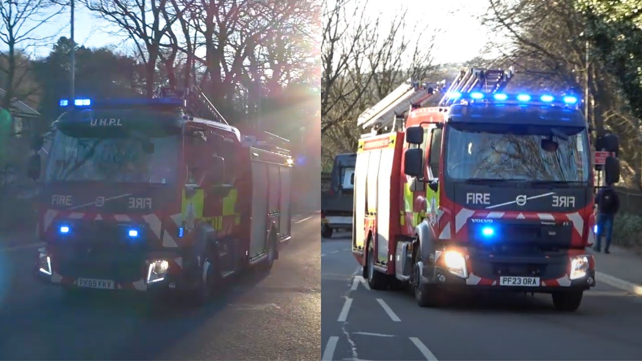 Hyde And Ashton Pump's Responding - Greater Manchester Fire And Rescue Service