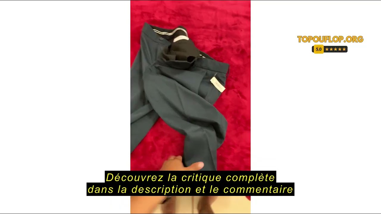 Avis sur la Amazon Essentials Homme Pantalon de Golf Stretch Coupe Droite