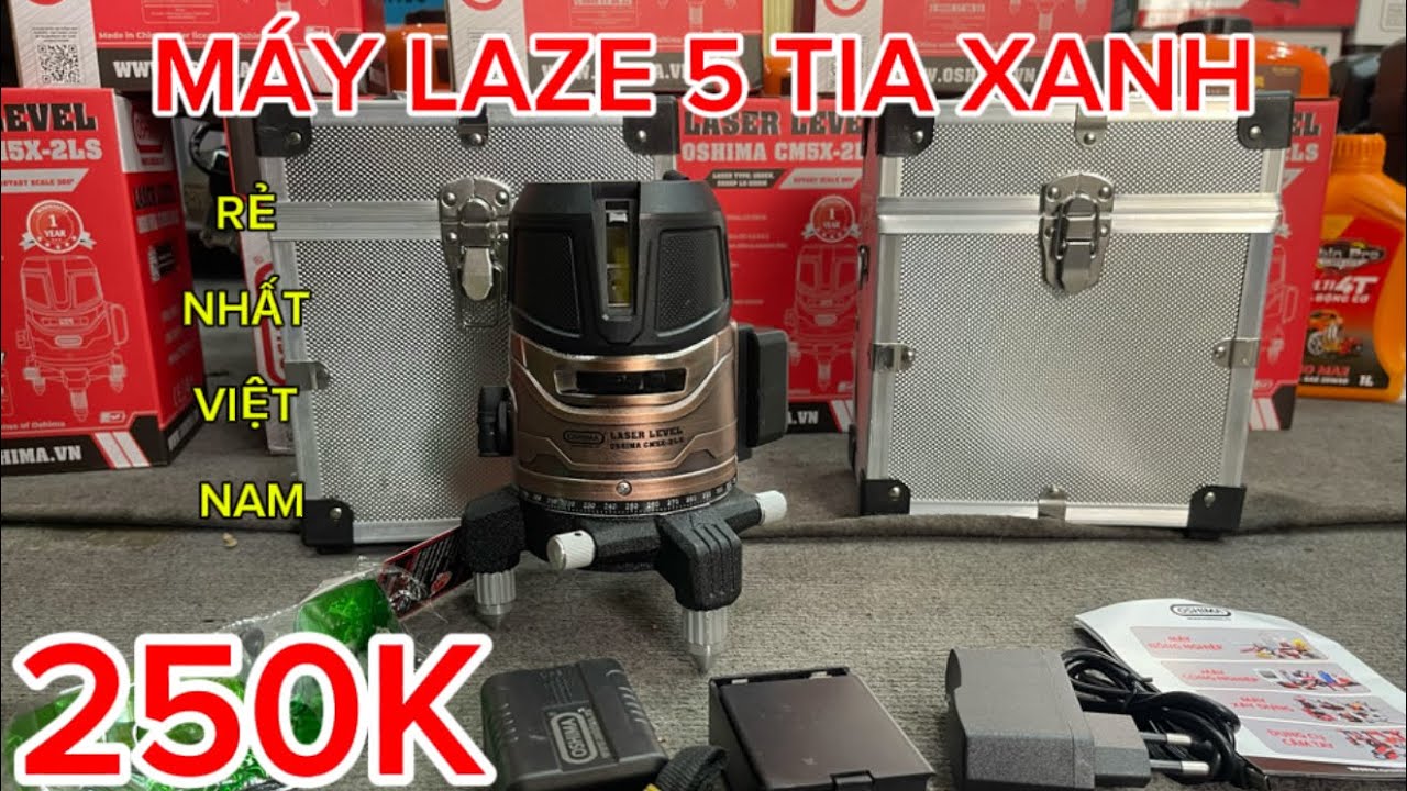 💥💥MÁY LAZE OSHIMA 5 TIA XANH SIÊU SÁNG NÉT,CHÍNH HÃNG,CÂN BẰNG SIÊU NHANH SIÊU CHÍNH XÁC,GIÁ SIÊU RẺ