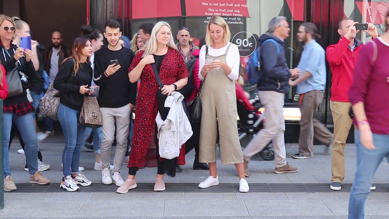 Sam Clifford Live Uncut Cover of Old Town Road   Grafton Street Dublin