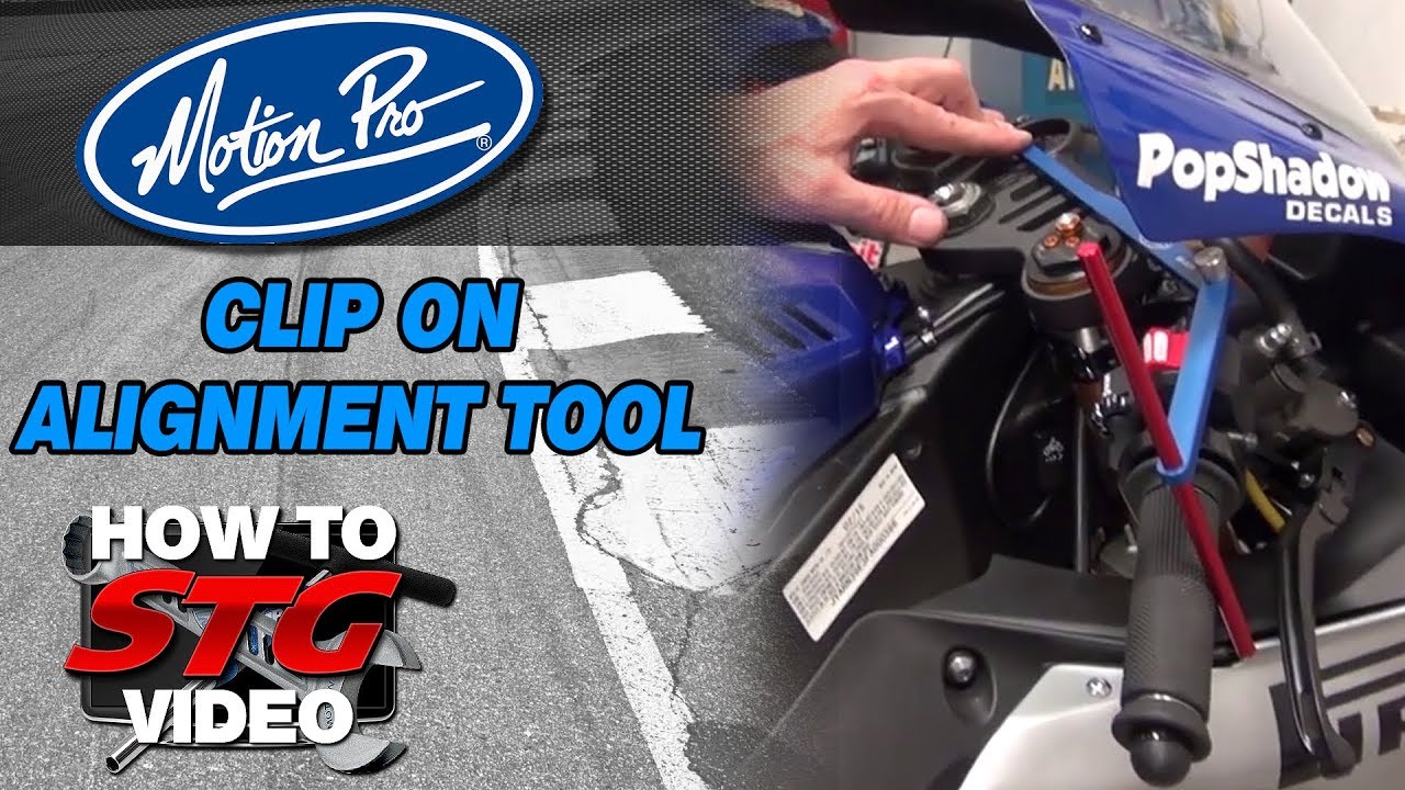 Как использовать инструмент для выравнивания Motion Pro Clip-On и обзор | Sportbiketrackgear.com