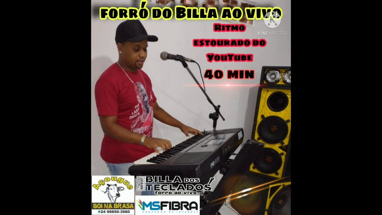 Billa dos teclados ao vivo 40min ritimo estourado do YouTube!!