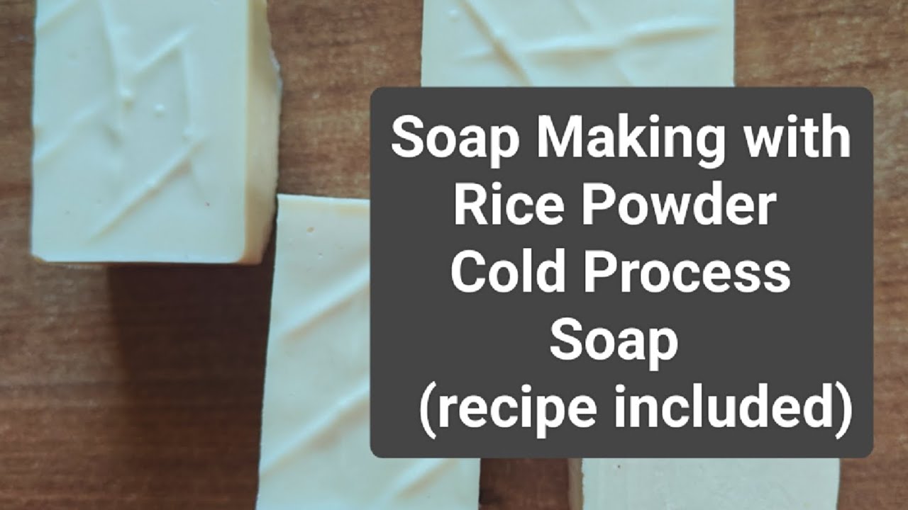 Rice Powder Cold Process Soap| Rice Cold Process Soap|Rice Soap|Skin Brightening Soap.