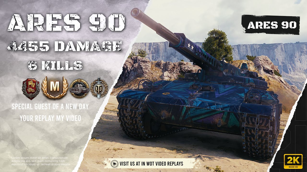 Ares 90 Kolobanov's Medal, #wotvideoreplays