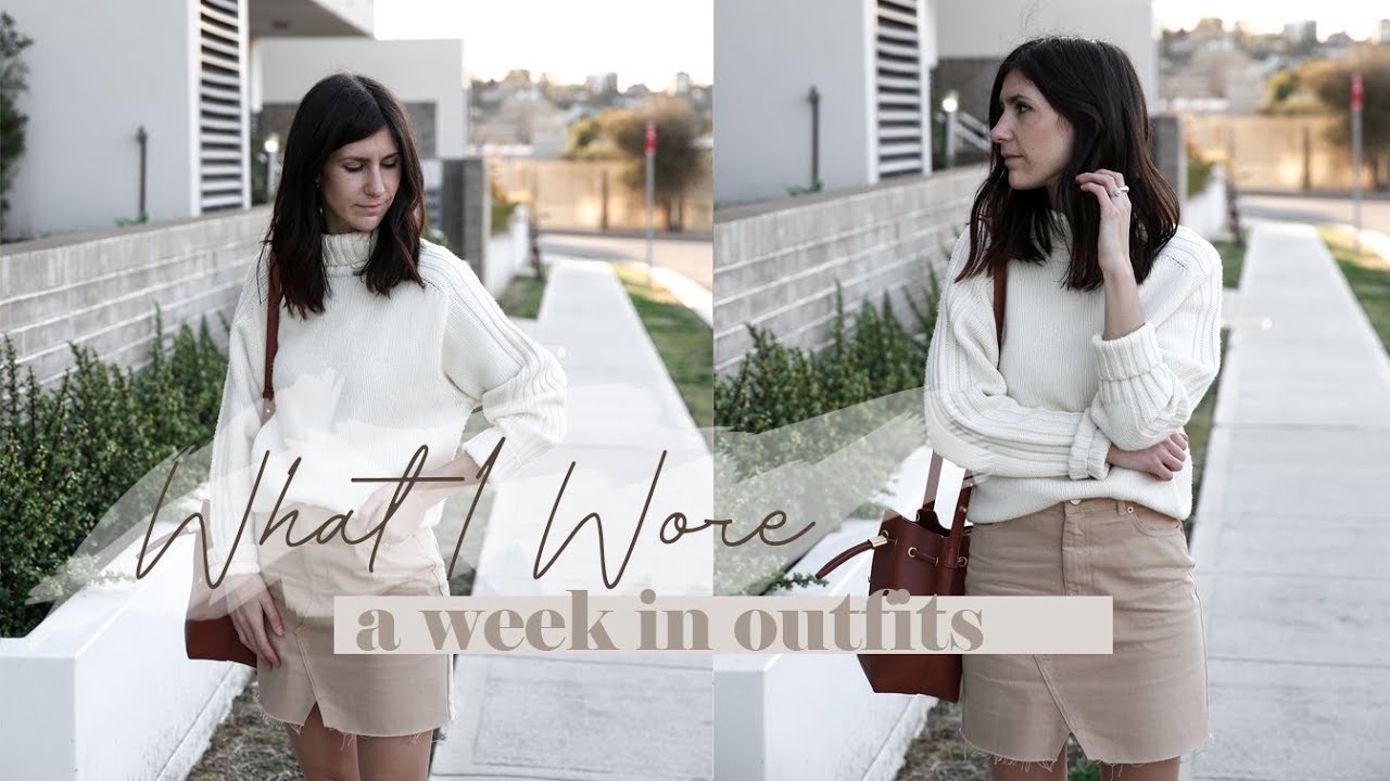 A Week in Outfits #14 - Spring Outfits of the Week & my Transitional Uniform | Mademoiselle