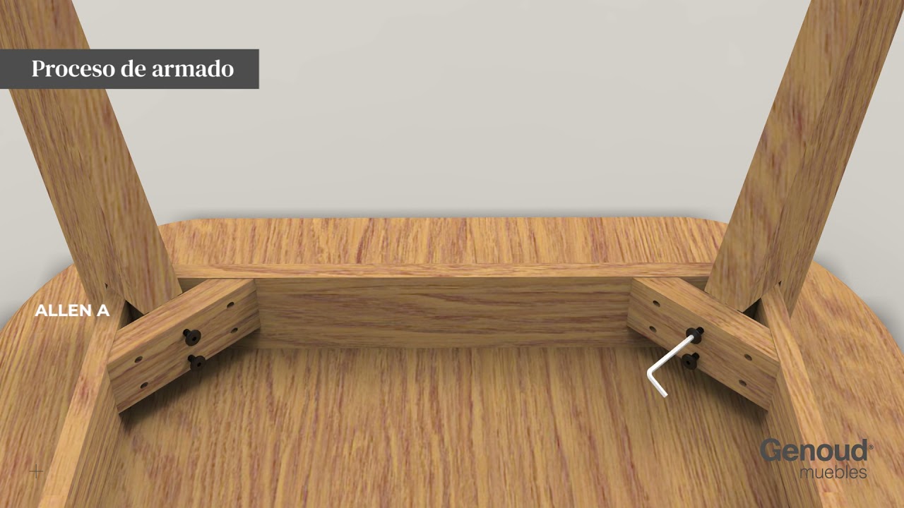 MESA EXTENSIBLE [ Vintage ] de Genoud Muebles | Instructivo de armado